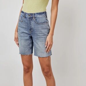 Rails Beachwood High Rise Bermuda Shorts in Lake